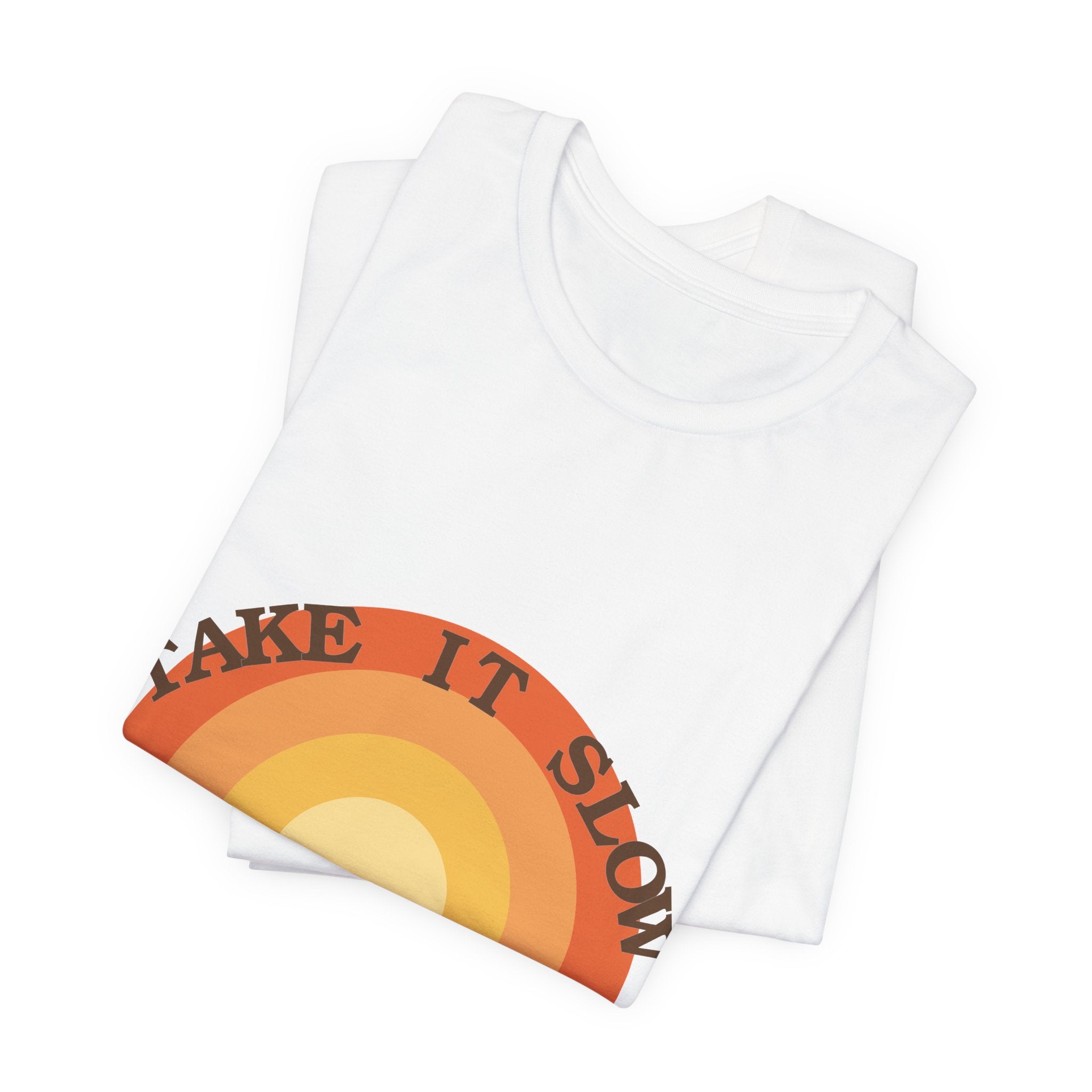 Take It Slow — Retro Sunset Tee