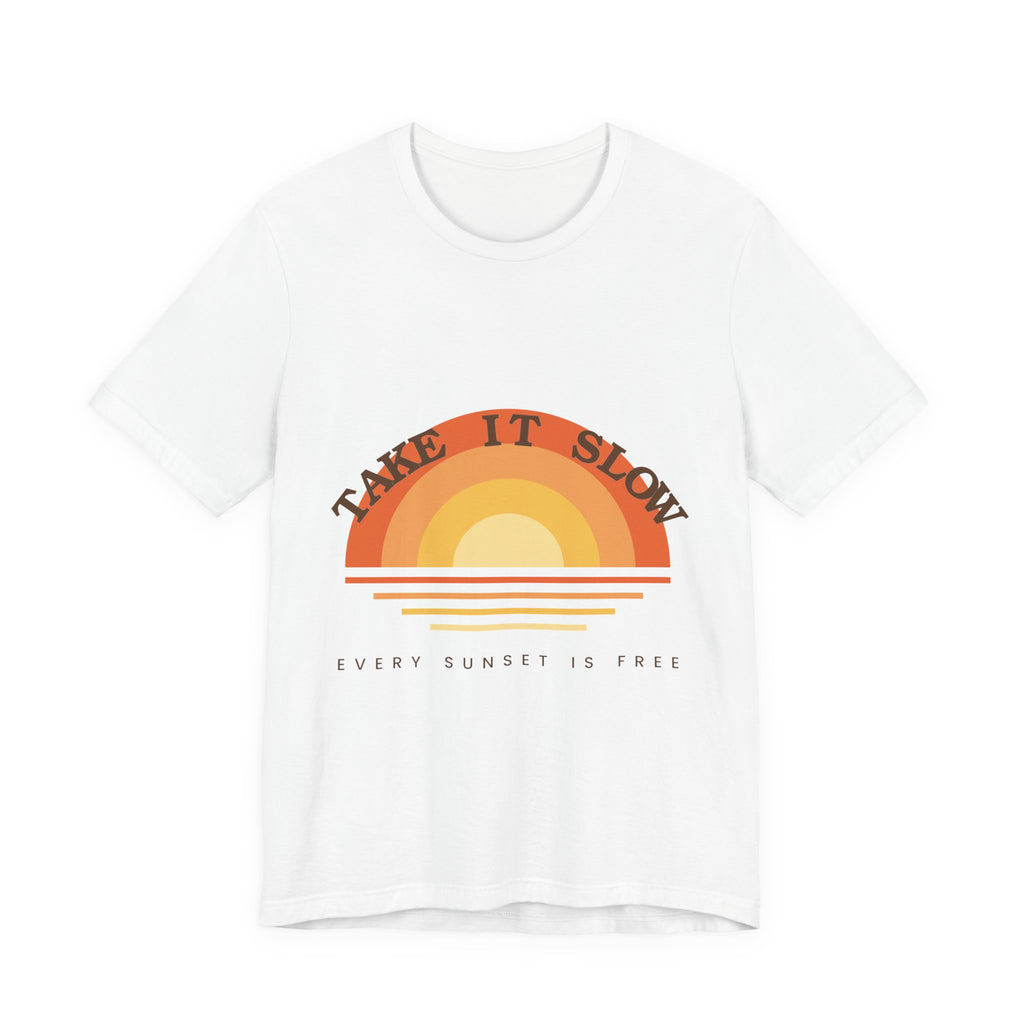 Take It Slow — Retro Sunset Tee