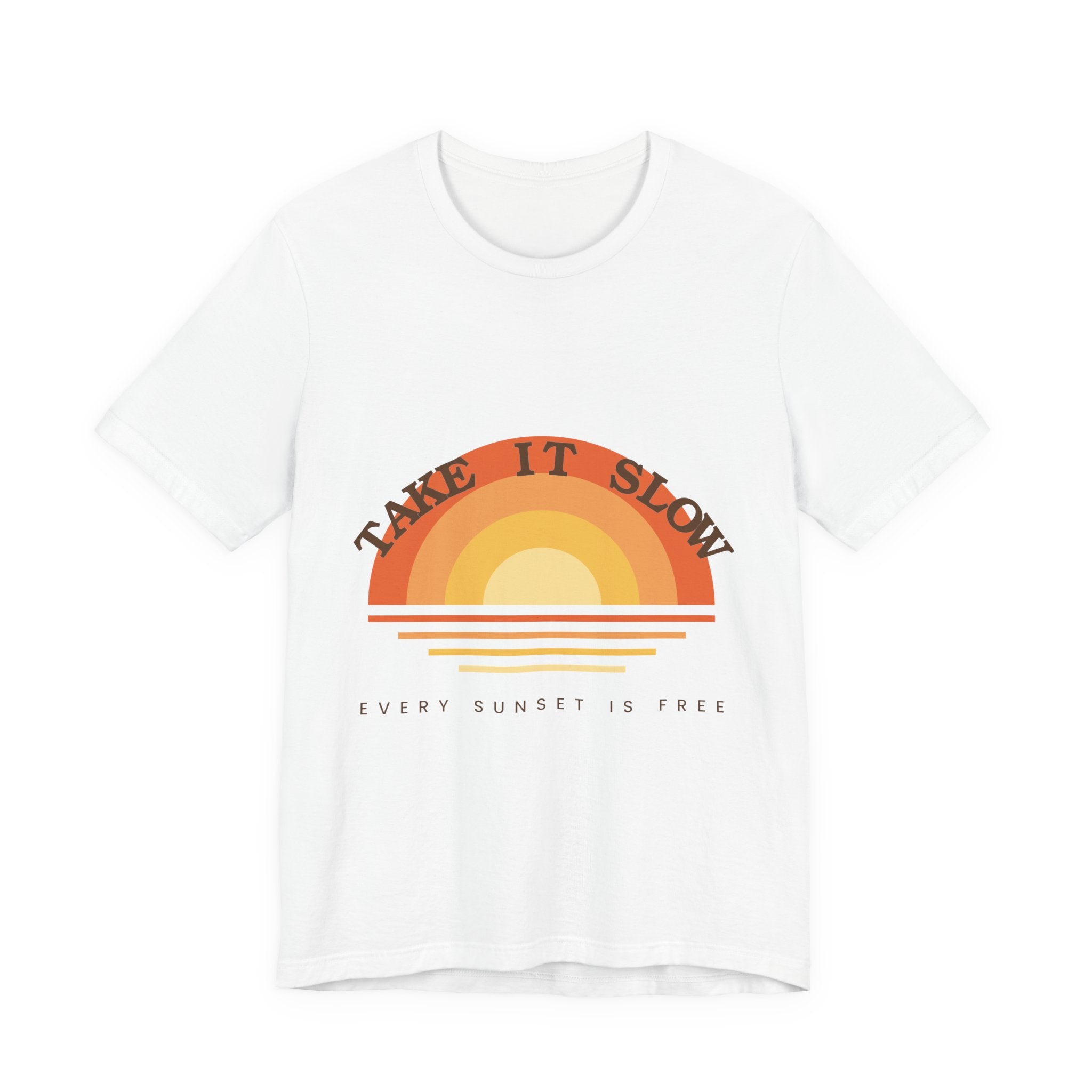 Take It Slow — Retro Sunset Tee