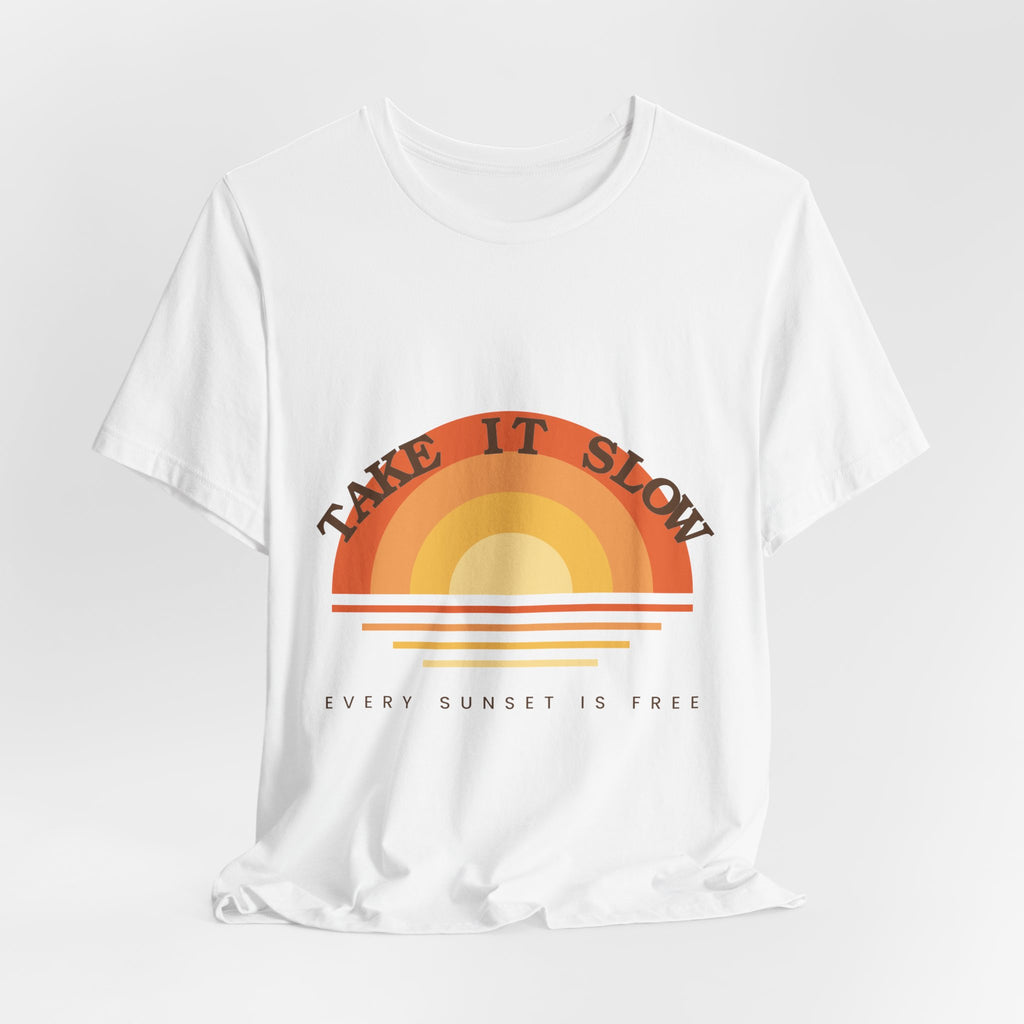 Take It Slow — Retro Sunset Tee